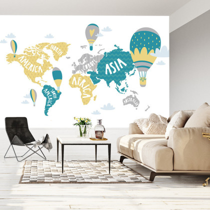 Fototapeta Mapa Dla Dzieci