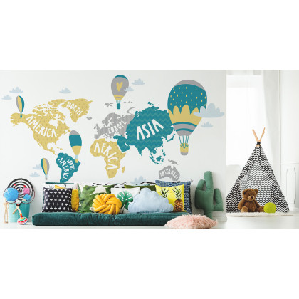 Fototapeta Mapa Dla Dzieci