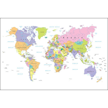 Fototapeta Mapa Świata