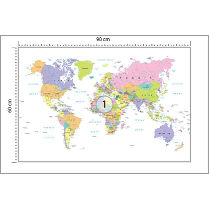 Fototapeta Mapa Świata