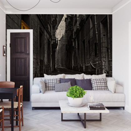 Fototapeta Uliczka 3D