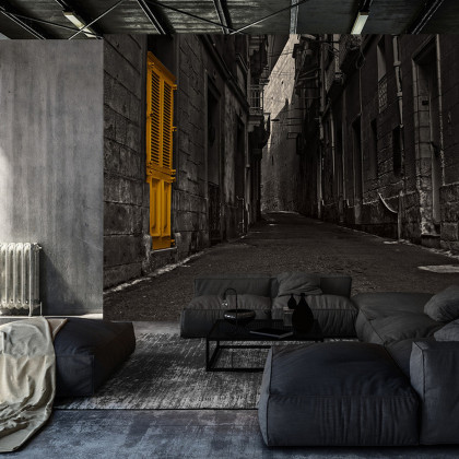 Fototapeta Uliczka 3D