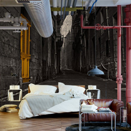 Fototapeta Uliczka 3D