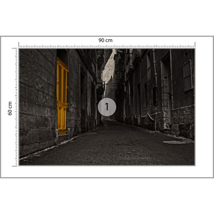 Fototapeta Uliczka 3D