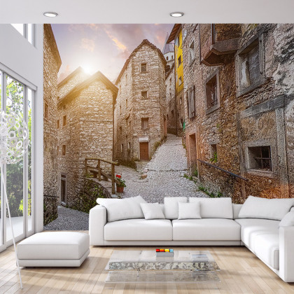 Fototapeta Uliczka 3D