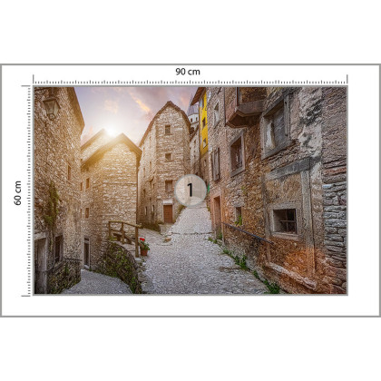 Fototapeta Uliczka 3D