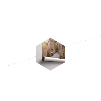 Fototapeta Uliczka 3D