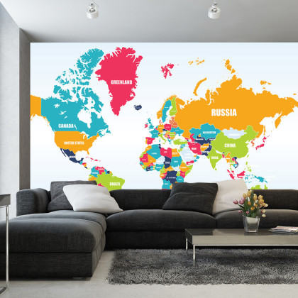 Fototapeta Mapa Świata