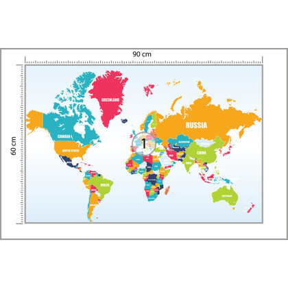 Fototapeta Mapa Świata