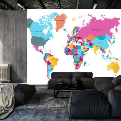 Fototapeta Mapa Świata