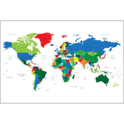 Fototapeta Mapa Świata