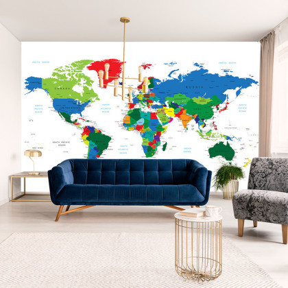 Fototapeta Mapa Świata
