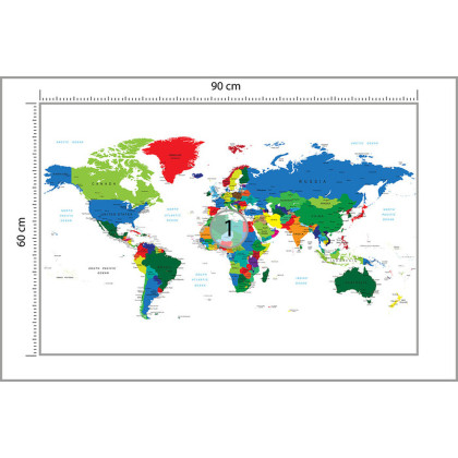 Fototapeta Mapa Świata