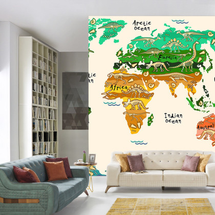 Fototapeta Mapa Dla Dzieci