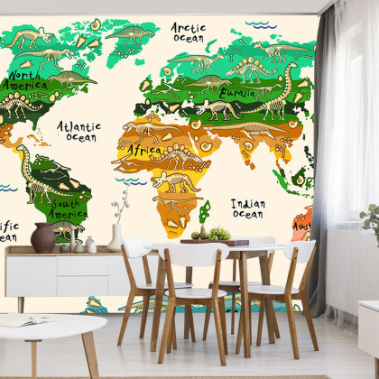 Fototapeta Mapa Dla Dzieci