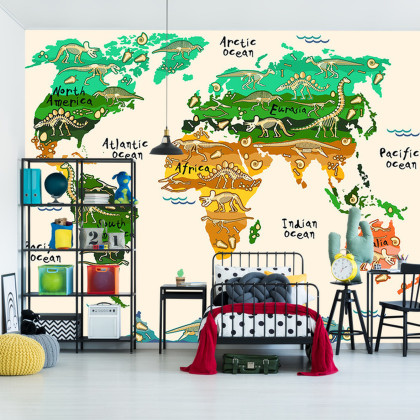 Fototapeta Mapa Dla Dzieci