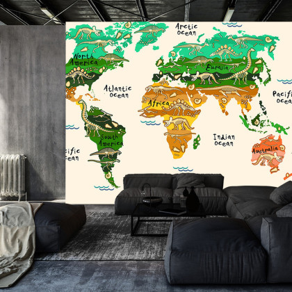 Fototapeta Mapa Dla Dzieci