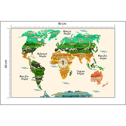 Fototapeta Mapa Dla Dzieci