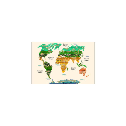 Fototapeta Mapa Dla Dzieci