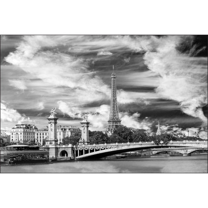 Fototapeta Paryż Czarno-Biała