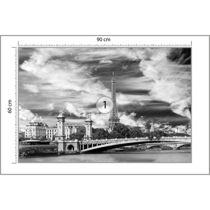 Fototapeta Paryż Czarno-Biała