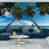 Fototapeta Plaża Ocean Palmy