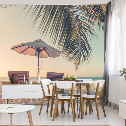 Fototapeta Plaża Ocean Palmy