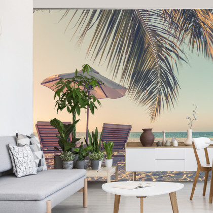 Fototapeta Plaża Ocean Palmy