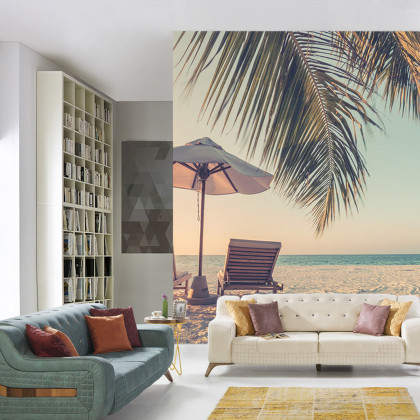 Fototapeta Plaża Ocean Palmy