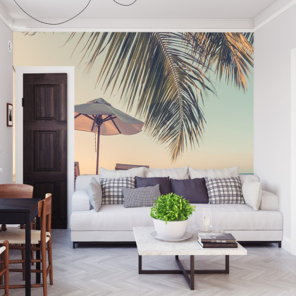 Fototapeta Plaża Ocean Palmy