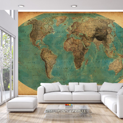 Fototapeta Stara Mapa Świata