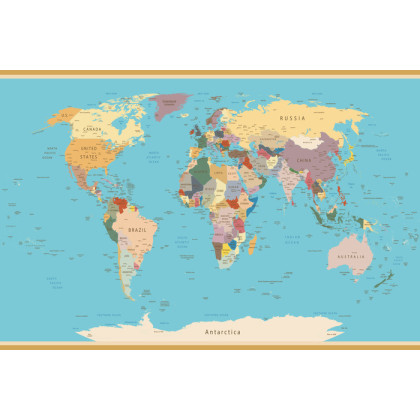 Fototapeta Mapa Świata