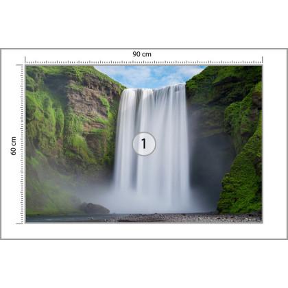 Fototapeta Wodospad Skógafoss