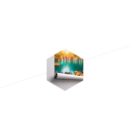 Fototapeta Jesienny Wodospad
