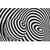 Fototapeta Kula 3D Czarno-Biała