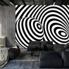 Fototapeta Kula 3D Czarno-Biała