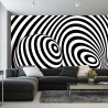 Fototapeta Kula 3D Czarno-Biała