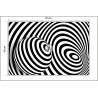 Fototapeta Kula 3D Czarno-Biała