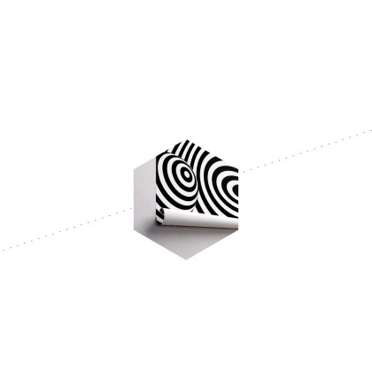 Fototapeta Kula 3D Czarno-Biała