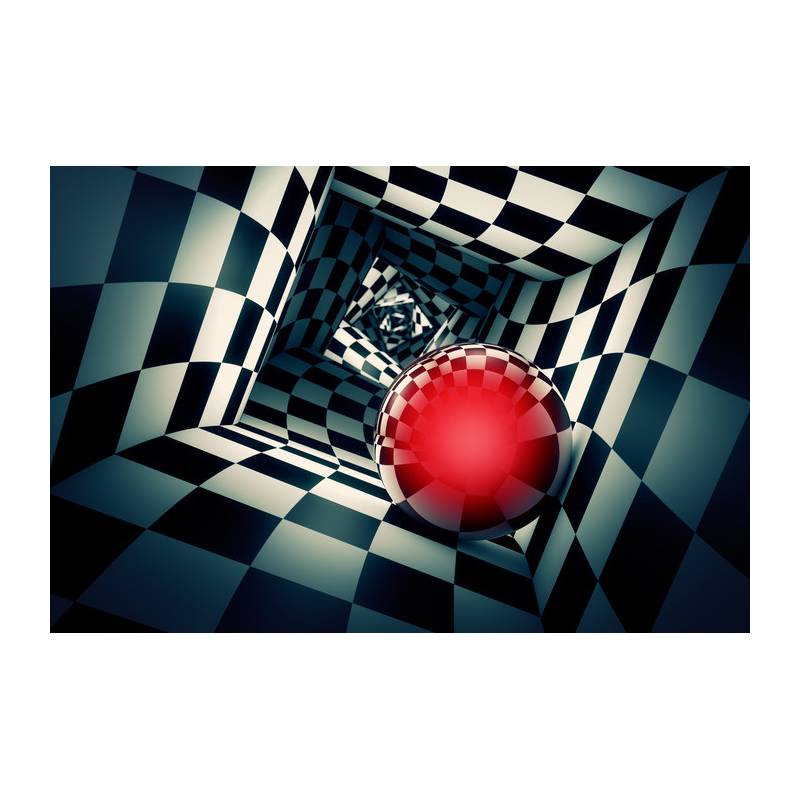 Fototapeta Kula 3D W Tunelu