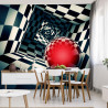 Fototapeta Kula 3D W Tunelu