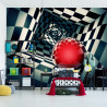 Fototapeta Kula 3D W Tunelu