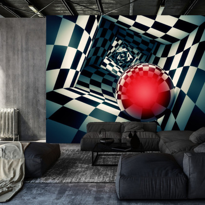 Fototapeta Kula 3D W Tunelu