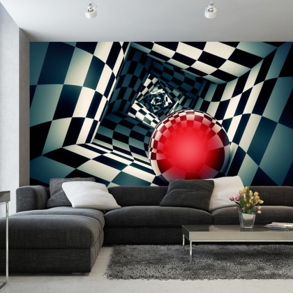 Fototapeta Kula 3D W Tunelu