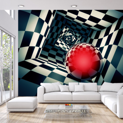 Fototapeta Kula 3D W Tunelu