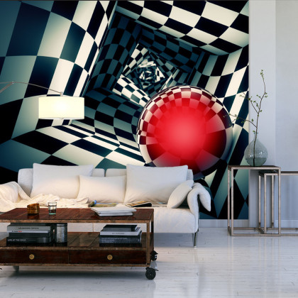 Fototapeta Kula 3D W Tunelu