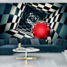 Fototapeta Kula 3D W Tunelu