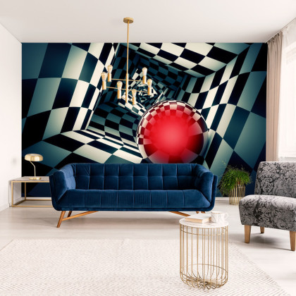 Fototapeta Kula 3D W Tunelu