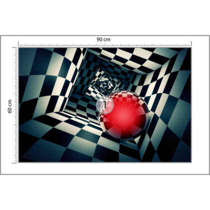Fototapeta Kula 3D W Tunelu