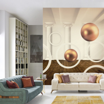Fototapeta Nowoczesne Kule 3D